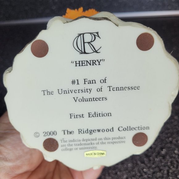 University of Tennessee "Henry" Snowman 1st Edition RARE - Picture 3 of 3